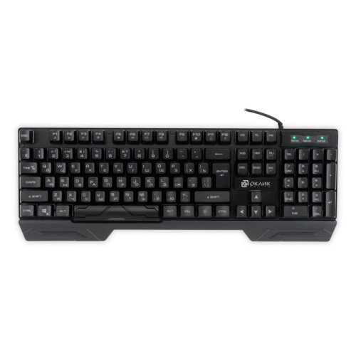 1788144 Клавиатура Oklick 709G черный USB for gamer LED (1788144) фото 10