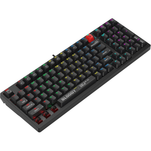S98BLACK Клавиатура A4Tech Bloody S98 механическая черный USB for gamer LED (S98 BLACK) фото 3 S98BLACK Клавиатура A4Tech Bloody S98 механическая черный USB for gamer LED (S98 BLACK) фото 3