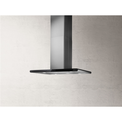 GALAXYISLANDBLIX/A/90X45-PRF0017852B Вытяжной шкаф ELICA/ Островная, 90см, 1000м3, сенсорное управление, нержавеющая сталь+черное стекло