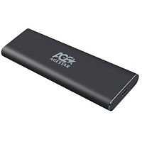 31UBNV1C Внешний корпус SSD AgeStar 31UBNV1C NVMe USB3.1 алюминий серый M2 2280 M-key [31UBNV1C]