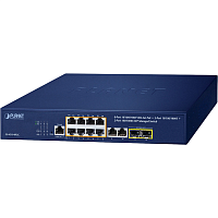 GS-4210-8P2C коммутатор/ PLANET GS-4210-8P2C IPv4/IPv6, 8-Port Managed 802.3at POE+ Gigabit Ethernet Switch + 2-Port 10/100/1000Mbps RJ45 + 2-Port 100/1000X SFP (120W PoE Budget, 250m Extend mode, supports CloudViewer app, MQTT and cybersecurity features)