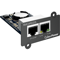 RMCARD205 Карта удаленного управления для ИБП/ Remote management SNMP card RMCARD205 for OL, OLS, PR, OR series UPSs, PowerPanel® Business Edition software, сompatible with ENVIROSENSOR, 0.15x0.15x0.07m., 0.2kg.