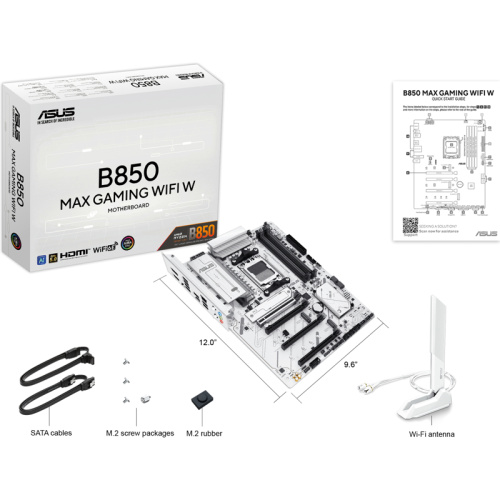 90MB1M10-M0EAY0 Материнская плата/ B850 MAX GAMING WIFI W фото 8 90MB1M10-M0EAY0 Материнская плата/ B850 MAX GAMING WIFI W фото 8