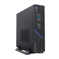 FL-109-AD120-DC Корпус с блоком питания 120Вт/ Case Foxline FL-109-AD120-DC mITX, w/ ext.PSU 120W, DC-converter, w/2xUSB2.0+2xUSB3.0, 1x40mmFan, black, VESA, w/pwr cord