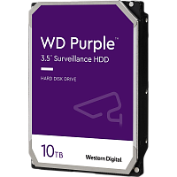 WD102PURZ Жесткий диск/ RECERTIFIED HDD WD SATA3 10Tb Purple DV&NVR 7200 256Mb (AI) 1 year warranty (replacement WD102PURP, ST10000VE001) RECERTIFIED