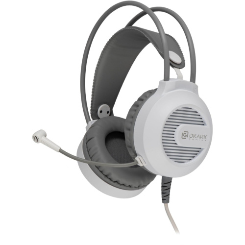 1796952 Наушники с микрофоном Oklick HS-L300G белый 2.2м мониторные оголовье (1796952) фото 10 1796952 Наушники с микрофоном Oklick HS-L300G белый 2.2м мониторные оголовье (1796952) фото 10