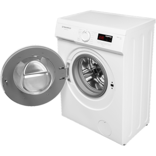 MFWM106WH05 Стиральная машина MAUNFELD/ Узкая, фронтальная, 15 режимов, 1000 об/мин, 6 кг, белый цвет фото 10