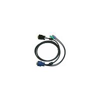 DKVM-IPCB5/10 кабель/ DKVM-IPCB5/10 KVM Cable with VGA and 2xPS/2 connectors for DKVM-IP8/T1, 5m, 10pcs/pack