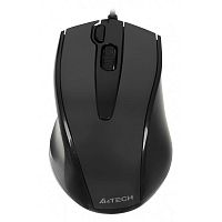 N-500F Мышь A4Tech V-Track Padless N-500F черный оптическая 1200dpi USB 4but