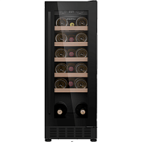 Винный шкаф MAUNFELD/ Винный шкаф MAUNFELD MBWC-56S20, ВхШхГ 820х295х613 мм, 20 бутылок, от 5 ° C до 20 ° C, отдельностоящий/встраиваемый, полезный объем 56 л, электронный термостат, диапазон влажности 50-80%, вентилятор распределения температуры, звуково