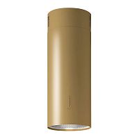 CPWI90.E4P2#ZZZC491F Вытяжка FALMEC POLAR IS GOLD 35, 35 см, цилиндрическая, островная, электронное управление, светодиодное освещение, 4 скорости, отвод/циркуляция, максимальная производительность 1200 м3/ч, угольный фильтр в комплекте, цвет золото