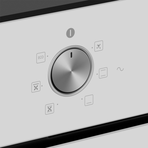 OEF606WH Шкаф духовой электрический HOMSair/ электрический, встраиваемый, механическое управление, 60 л., конвекция, гриль, таймер, белый фото 9