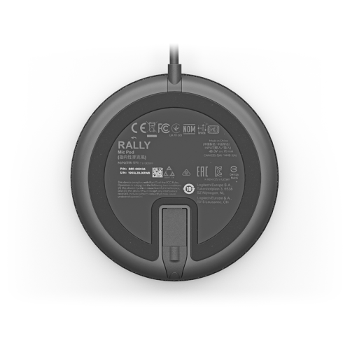 989-000430 Микрофон/ Logitech Microphone for Rally Ultra-HD ConferenceCam Mic Pod Black фото 4 989-000430 Микрофон/ Logitech Microphone for Rally Ultra-HD ConferenceCam Mic Pod Black фото 4