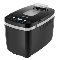 MBM-1300DPB Хлебопечь MAUNFELD/ Хлебопечка MAUNFELD MBM-1300DPB, 14 программ, масса выпечки до 1300 гр, 3 степени прожарки, отсрочка старта, поддержание температуры, диспенсер для ингридиентов, пауза, съемная форма, антипригарное покрытие, цвет черный