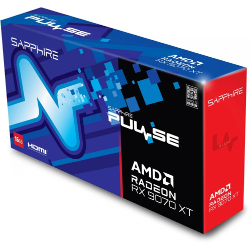 11348-03-20G Видеокарта Sapphire RX9070XT PULSE 16GB GDDR6 256bit 2xDP 2xHDMI 3FAN RTL фото 6 11348-03-20G Видеокарта Sapphire RX9070XT PULSE 16GB GDDR6 256bit 2xDP 2xHDMI 3FAN RTL фото 6