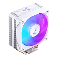 CR-1000EWhite Кулер для процессора/ CPU Cooler JONSBO CR-1000E (210W, 4-pin PWM, 154mm, Al/Cu, 4x6mm, FRGB, 1x120mm, 59.48CFM, 32.0dBA, 1500RPM, S: 1700/1200/115X, White)