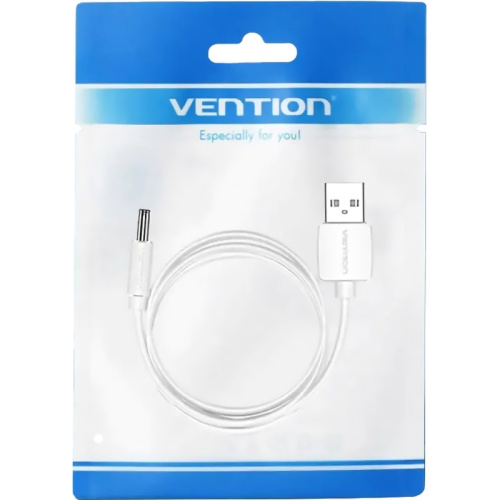 CEXWG Кабель Vention USB AM/DC-jack 3.5мм M - 1.5м Белый фото 4