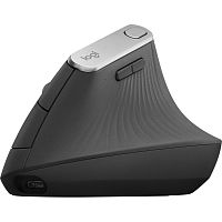 910-005449 Мышь Logitech MX Vertical черный/серебристый оптическая 4000dpi беспров. BT/Radio USB 4but (910-005449)