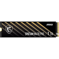 S78-440L0J0-P83 MSI SSD SPATIUM M470 Pro, 1000GB, M.2(22x80mm), NVMe, PCIe 4.0 x4, 3D TLC, R/W 6000/4500, IOPs 950 000/950 000, TBW 320, DWPD 0.2 (5 лет)