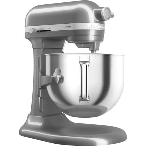 5KSM70SHXEMS Настольный миксер KitchenAid Artisan с выдвижной чашей 6.6 л, цвет серебристый фото 2