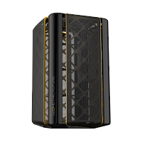 1AM2AKBK00100 Корпус ПК без блока питания/ Case Geometric Future Model 2 The Ark, Mini-Tower, no fans, 3xUSB-A 3.0, 1xUSB 3.2 Type-C, mATX, mITX Black/Gold