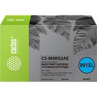 -/ Картридж струйный Cactus CS-M0K02AE 991XL черный (465мл) для HP PageWide755dn;MFP774dn/779dn;Pro750d