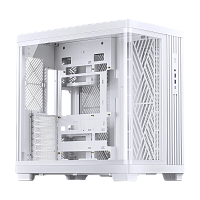 TK-4white Корпус без блока питания/ Case JONSBO TK-4, Midi-Tower, TG, no fan, 2xUSB-A 3.0 + 1xUSB-C 3.2, ATX, mATX, mITX White