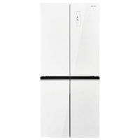 MFF183NFWE Холодильник MAUNFELD/ Холодильник Cross Door, 181х78.5х63 см, Total No Frost, иверторный компрессор, сесорное управление, полезный объем 405 л, светодиодное освещение, цвет: белый