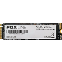 FLSSD256SME61 Твердотельный накопитель/ Foxline SSD ME, 256GB, M.2(22x80mm), NVMe, PCIe 3.0 x4, 3D TLC, R/W 1500/1100MB/s (2 года)