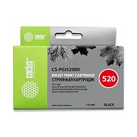 CS-PGI520BK -/ Картридж струйный Cactus CS-PGI520BK черный (16мл) для Canon Pixma MP540/MP550/MP620/MP630/MP640/MP6
