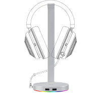 RC21-01510300-R3M1 Подставка для наушников Razer Base Station Chroma V2 - Mercury/ Razer Base Station V2 Chroma - Mercury