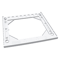 DSK455 Соединитель для стиральной и сушильной машины KORTING/ Соединитель для стиральной и сушильной машины KORTING, совместим с KWM 59ID14107 и KD 69 IHP, цвет белый