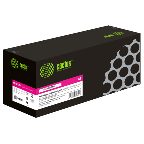 -/ Картридж лазерный Cactus CS-SPC820DNM Magenta (15000стр.) для Ricoh SPC820DN/С821DN