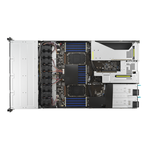 90SF01U1-M00120 Серверная платформа/ ASUS RS700-E11-RS4U 1U, 2x LGA 4677 Intel Xeon 5th, 32 DDR5 4800/3600, 4x 3.5" hsb NVMe/SATA/SAS*, 3x PCIe x16 gen5 + 1x int RAID slot x8, 2x 10Gbe (Intel X710-AT2) RJ45, one dual-slot GPU, 1+1 1600W фото 3