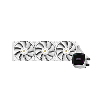 DE360WH Система охлаждения/ Water Cooling System PCCooler DE360 WH (310W, 360mm, White, ARGB Pump/ Fans: 3x120mm, 71.86CFM, 33.8dBA, 1850RPM/ Pump height 55mm, 28dBA, 3200RPM, Rad thickness 27mm/ S: 1851, 1700, 1200, 20XX, 115X, AM5, AM4)
