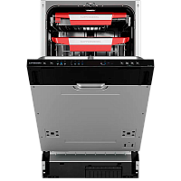 GLM4581 Встраиваемая посудомоечная машина Kuppersberg/ KITCHEN RETAIL / Встраиваемая посудомоечная машина Kuppersberg, 10 комплектов, 7 программ, 3 корзины, конденсационная сушка, автоматическое открывание двери, луч на полу, полная защита от протечек, ко