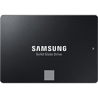 MZ-77E2T0B/AM Твердотельный накопитель/ Samsung SSD 870 EVO, 2000GB, 2.5" 7mm, SATA3, 3-bit MLC, R/W 560/530MB/s, IOPs 98 000/88 000, DRAM buffer 2048MB, TBW 1200, DWPD 0.33 (12 мес.)