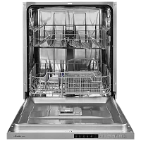 MD6001 Встраиваемая посудомоечная машина MONSHER/ Посудомоечная машина полностью встраиваемая, ширина 60 см, Количество корзин: 3, 12 комплектов посуды, Кнопочное управление, Отсрочка старта 1-24 часов, 5 программ: Авто, ЭКО, 90 мин, Самоочистка, Быстрая,