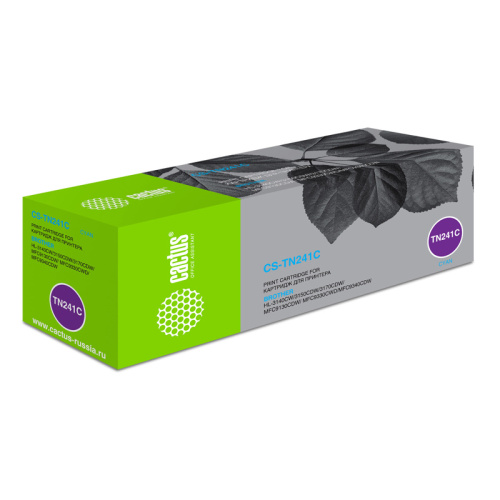CS-TN241C -/ Картридж лазерный Cactus CS-TN241C TN-241C голубой (1400стр.) для Brother HL-3170CDW CS-TN241C -/ Картридж лазерный Cactus CS-TN241C TN-241C голубой (1400стр.) для Brother HL-3170CDW