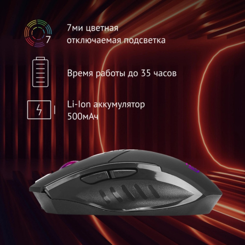 1903012 Мышь Oklick 780GW черный оптическая 3200dpi беспров. USB для ноутбука 6but (1903012) фото 10 1903012 Мышь Oklick 780GW черный оптическая 3200dpi беспров. USB для ноутбука 6but (1903012) фото 10