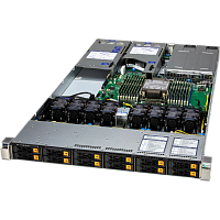 SYS-112H-TN(bundle1) Серверная платформа/ Supermicro Server SYS-112H-TN 1U (1x LGA4710 / 16x DDR5 RDIMM / 12x Hs 2.5" NVMe / 2x M.2 NVMe / VROC Premium / 3x PCIe 5.0 x16 / 2x 10GbE RJ45 Intel X710 / 2x 1200W Power)