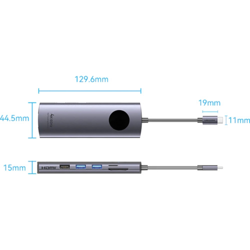 TQUHB Мультифункциональный хаб Vention USB-C 9 в 1 фото 4 TQUHB Мультифункциональный хаб Vention USB-C 9 в 1 фото 4