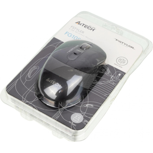 FG10SGREY Мышь A4TECH Fstyler FG10S беспроводная оптическая, черный и серый, 2000dpi, USB фото 15 FG10SGREY Мышь A4TECH Fstyler FG10S беспроводная оптическая, черный и серый, 2000dpi, USB фото 15