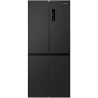 MFF192NFSB01Inverter Холодильник MAUNFELD/ Холодильник серии Cross Door KitFit с возможностью встраивания, 191х78.5х60.5 см, Total No Frost, инверторный компрессор, сенсорное управление, LED освещение, A+, зона свежести, полезный объем 458 л, цвет: черная