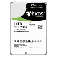 ST14000NM011G Жесткий диск/ HDD Seagate SAS 14Tb Exos X16 12Gb/s 7200 256Mb 4Kn 1 year warranty (replacement ST14000NM002G, ST14000NM004J, WUH721414AL5204, MG07SCA14TE, MG09SCA14TE, ST12000NM002G, ST12000NM004J)