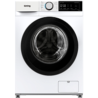 KWM40IS1270 Стиральная машина с паром KORTING/ Стиральная машина с паром KORTING, узкая, глубина 45 см, загрузка 7 кг, 15 программ, 1200 об/мин, сенсорное управление, LED дисплей, инверторный мотор, энергоэффективность А+++, цвет белый