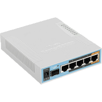RB962UIGS-5HACT2HNT Точка доступа/ MikroTik hAP ac a dual band with Gigabit ports, USB port for 3G/4G modem