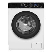 MFWM106IWHT Стиральная машина MAUNFELD/ Стиральная машина MAUNFELD, глубина 465 мм, 16 режимов, инверторный мотор, 6 кг, 1000 об/мин, комбинированное управление, дисплей, пар, энергоэффективность А+++, уровень шума 60-76 дБ, цвет белый