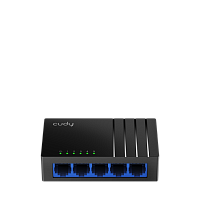 GS105D Коммутатор/ 5-Port Gigabit Metal Switch, 5 10/100/1000M RJ45 Ports, Loop Detection, Desktop Metal Case, Power Saving, Plug & Play