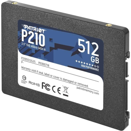 P210S512G25 Твердотельный накопитель Patriot SATA-III 512GB P210S512G25 P210 2.5" [P210S512G25] фото 3